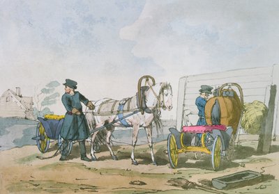 Droshka, 1803 by John Augustus Atkinson